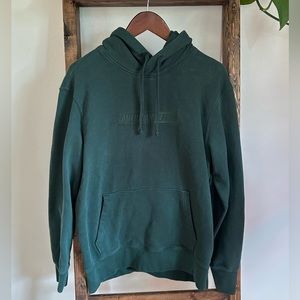 Men’s American Eagle Hoodie, in a Dark Forest Green. Size Medium